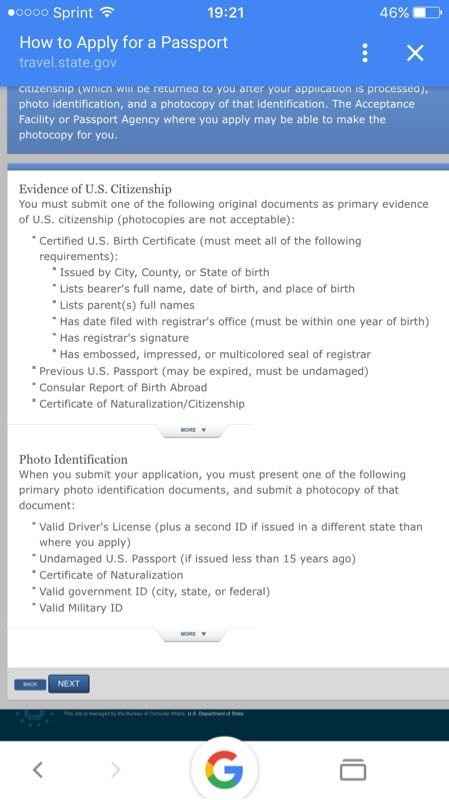 Half update/Passport help!!