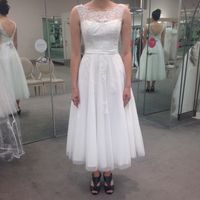 Tea length wedding dresses