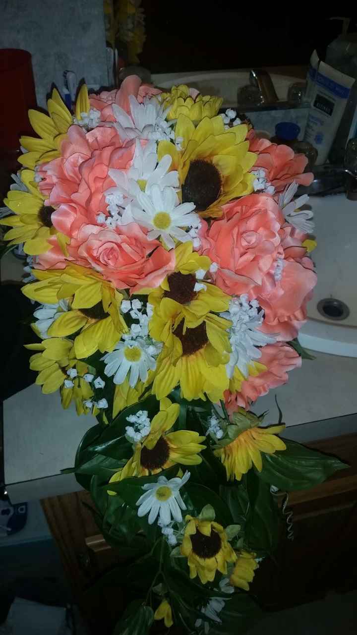 My bouquet from a different angle 