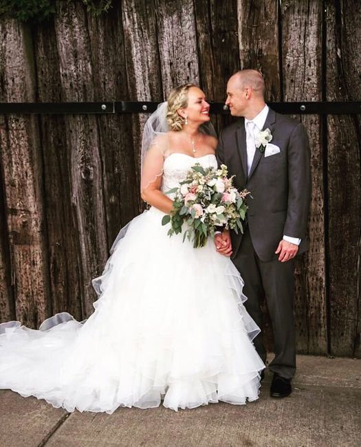 Please show your wedding dress, ladies - 1