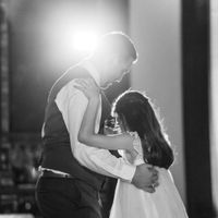 H with one of the flower girls