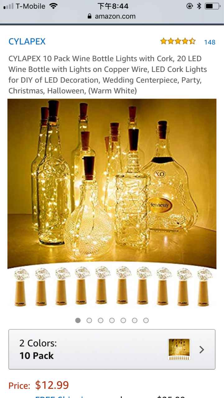 Wine Bottle lights - 1