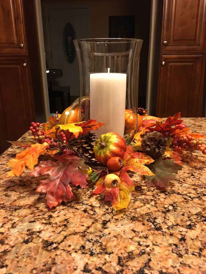 thoughts on color scheme of these centerpieces?