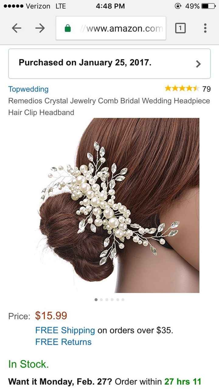 Show me your hair combs/veils