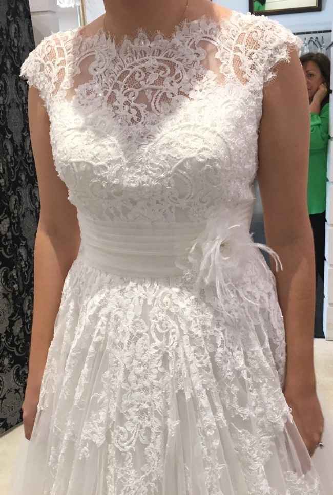 I feel wide in my dress after my second fitting. Please help!