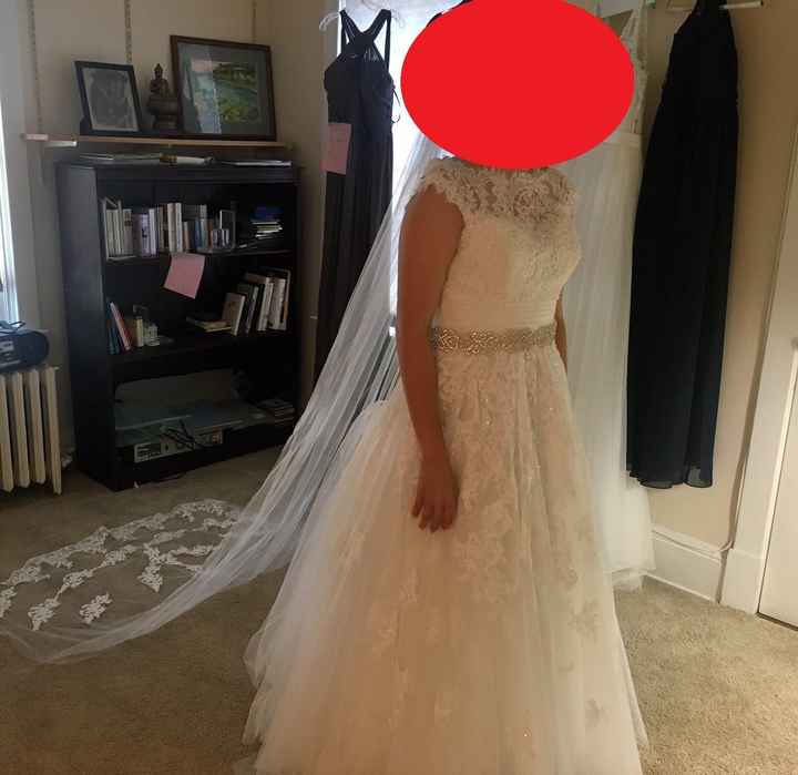 I feel wide in my dress after my second fitting. Please help!