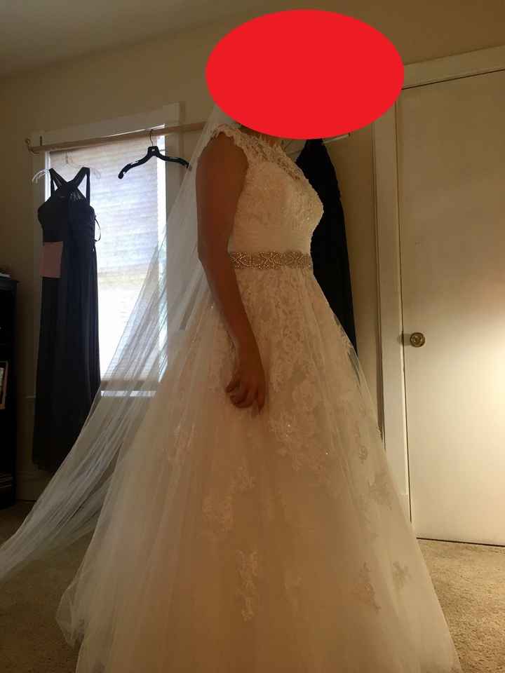 I feel wide in my dress after my second fitting. Please help!