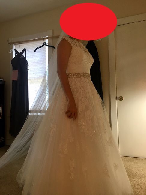 I feel wide in my dress after my second fitting. Please help!