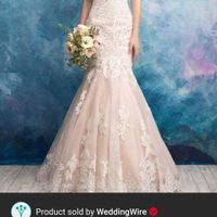 Short brides with altered fit and flare/trumpet dresses - 1