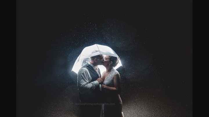Rain on your wedding day...