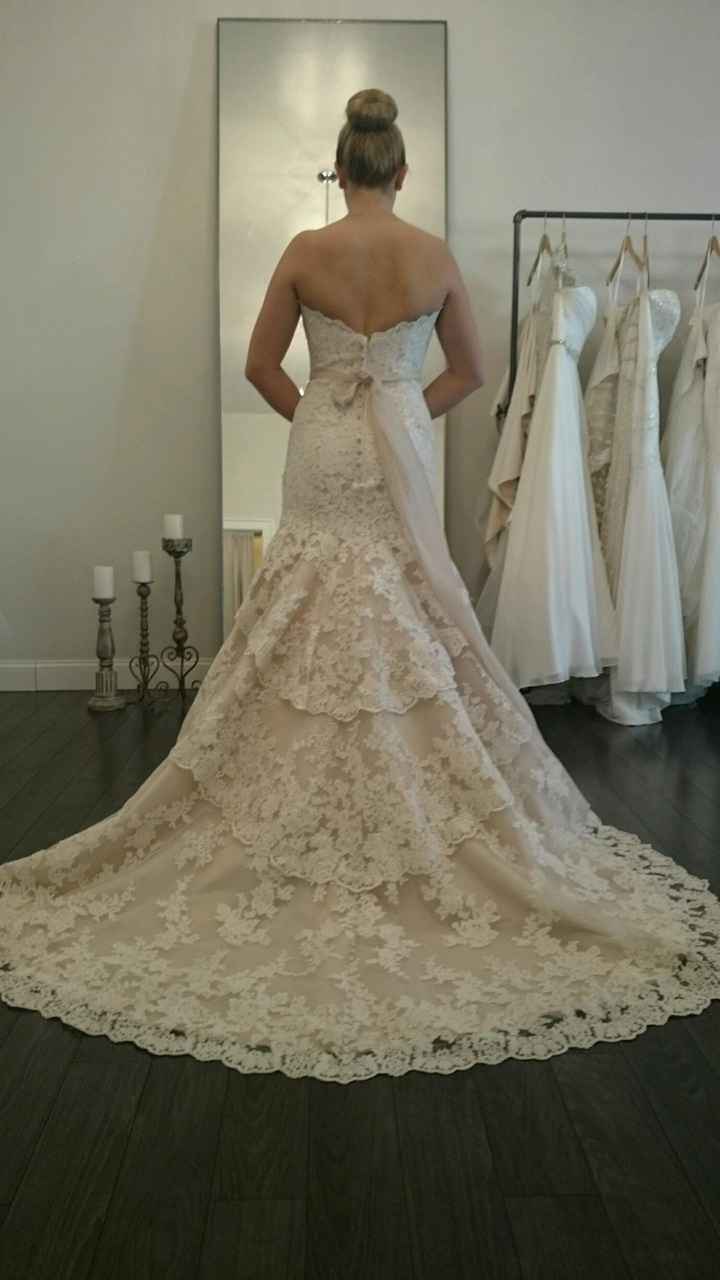 I did it, I pulled the plug.  Here's my dress!!!