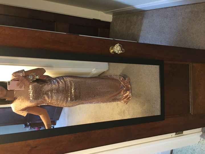 I did it, I pulled the plug.  Here's my dress!!!