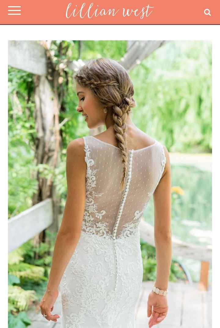 Hairstyles with high back, illusion dress 1