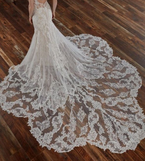 i said Yes to a Custom Martina Liana Dress! 4