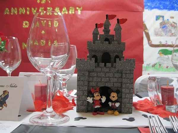 Disney themed wedding centerpieces...