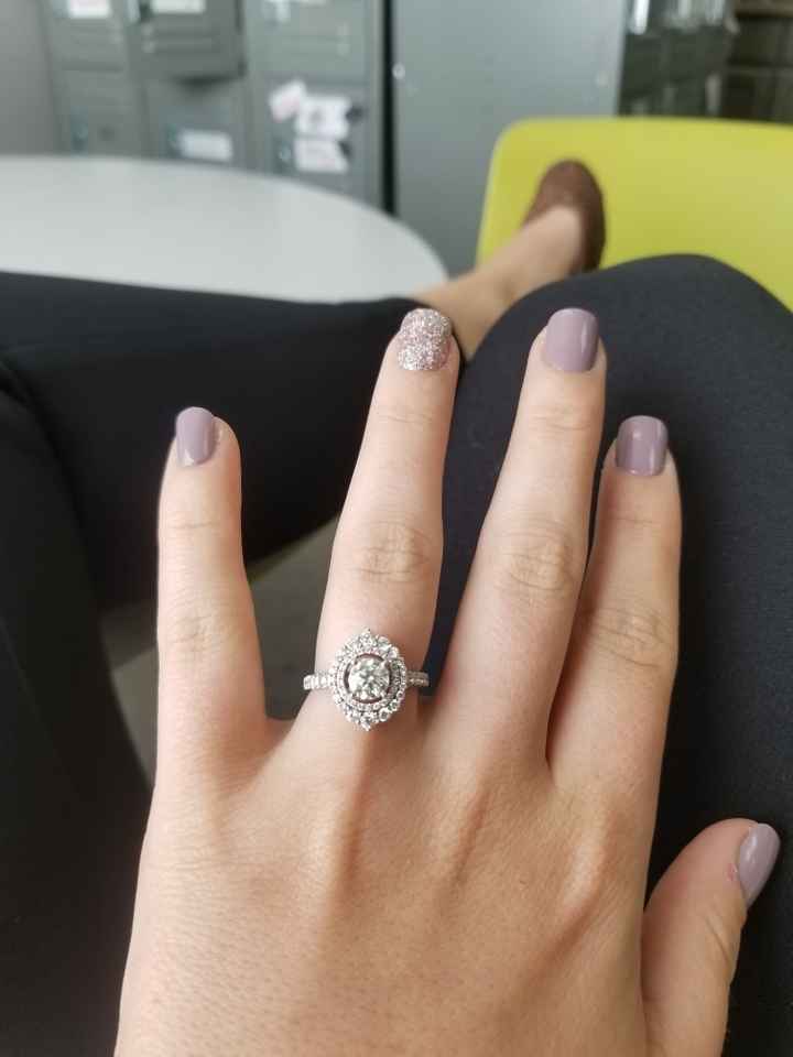 Lets see your engagement ring!! - 1