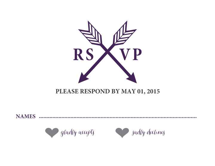 RSVP Cards - What does yours look like?