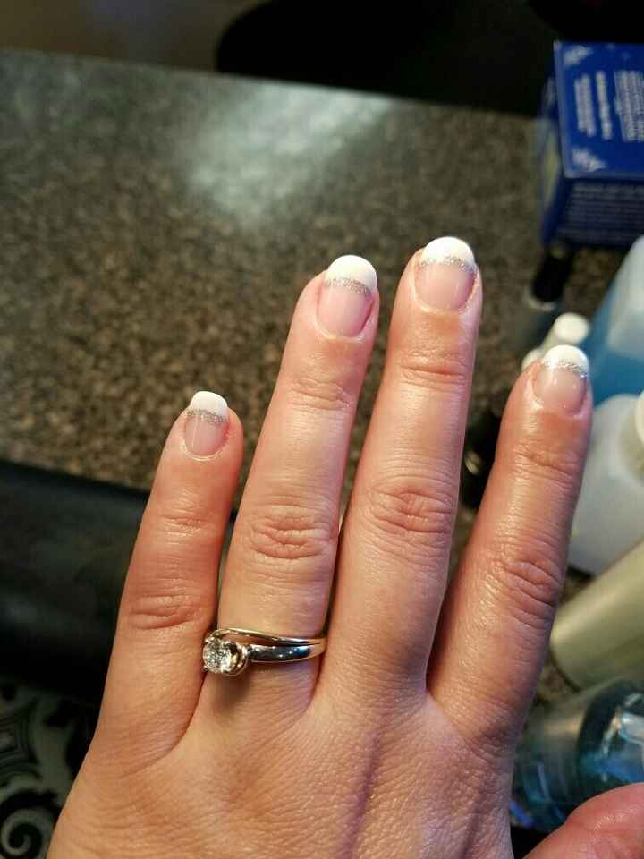 Let's see those wedding nails?