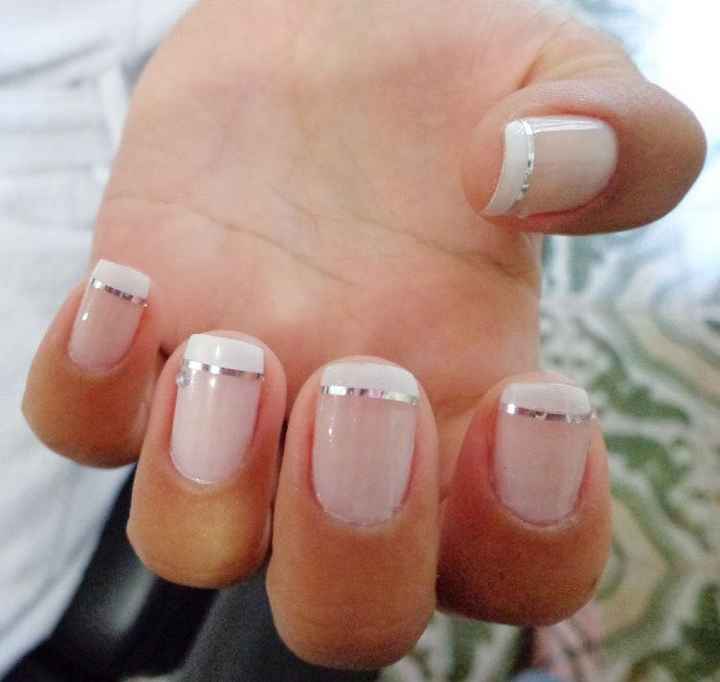 Wedding day nails - 1