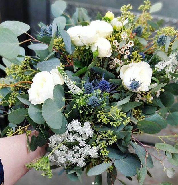 original inspiration for green and blue wedding  