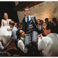 I wasn't able to get the napkin to my husband because we were afraid of falling and apparently he di