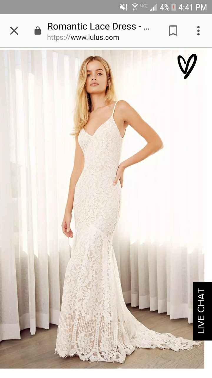 Trouble choosing a dress - 1