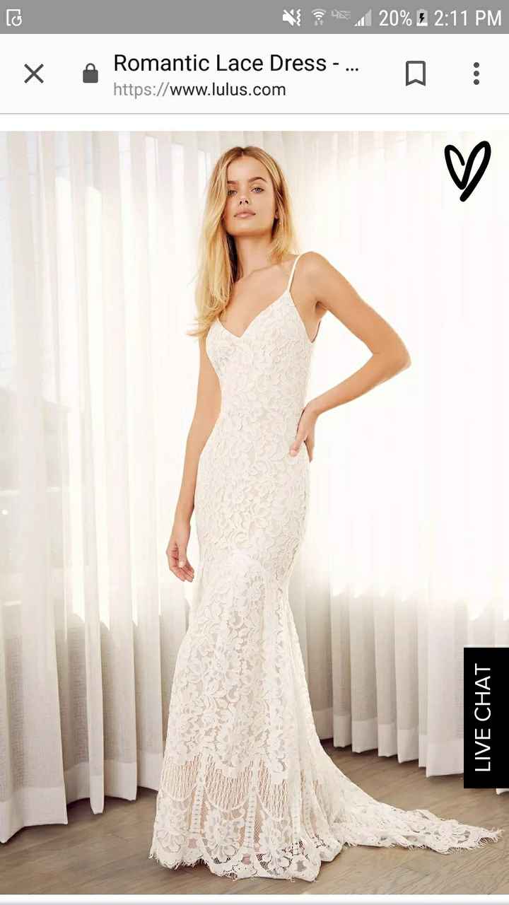 Wedding dress stress - 1