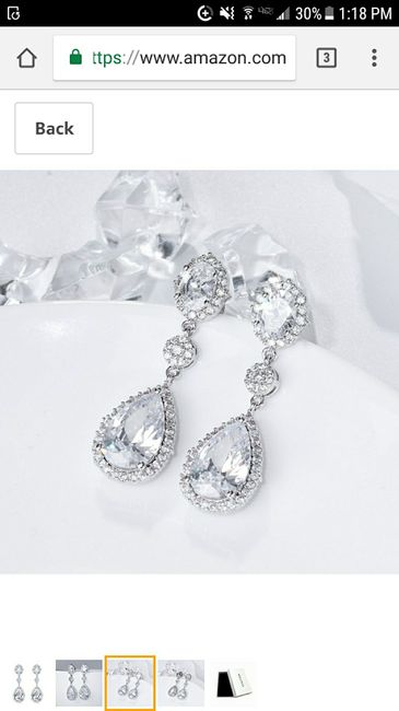Show me your wedding earrings! - 1