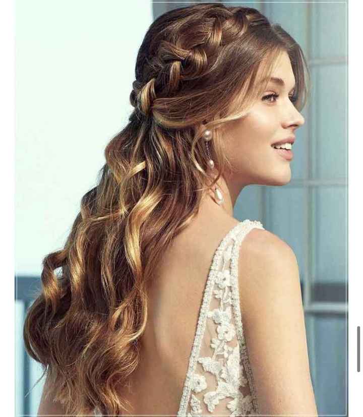 Hair up or down? Dress pictures included! - 1