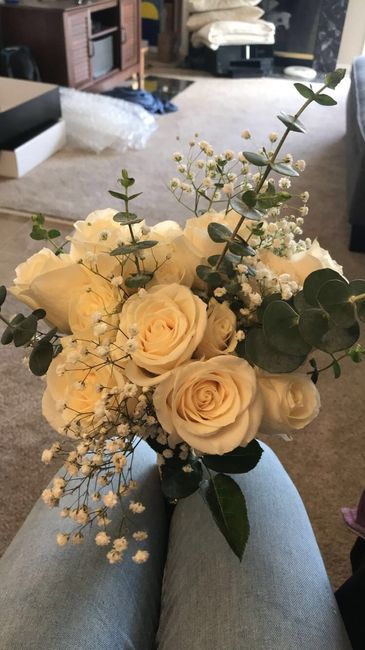 Practice bouquet & boutonnière - what do you think?