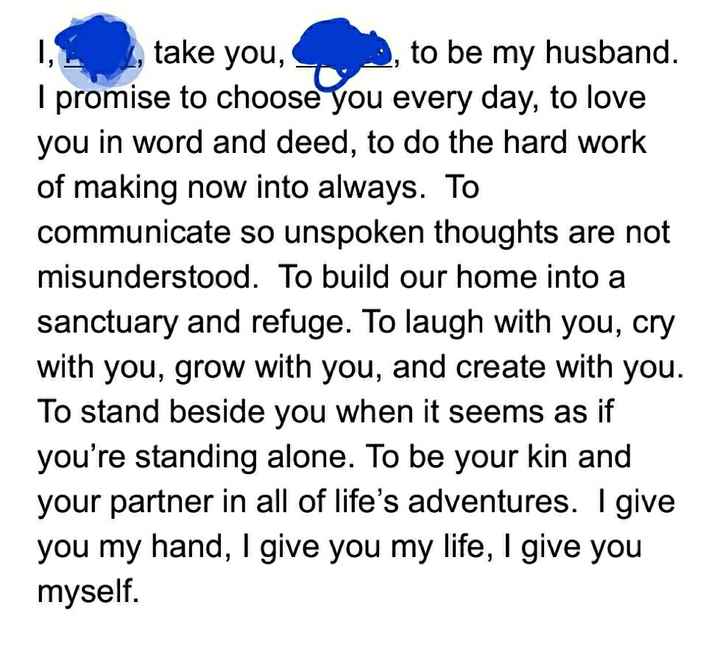 Something Missing in Vows? *Answered*