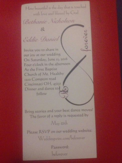 Invitations?