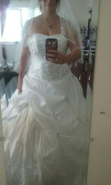 My dress is in...now I want to see yours!