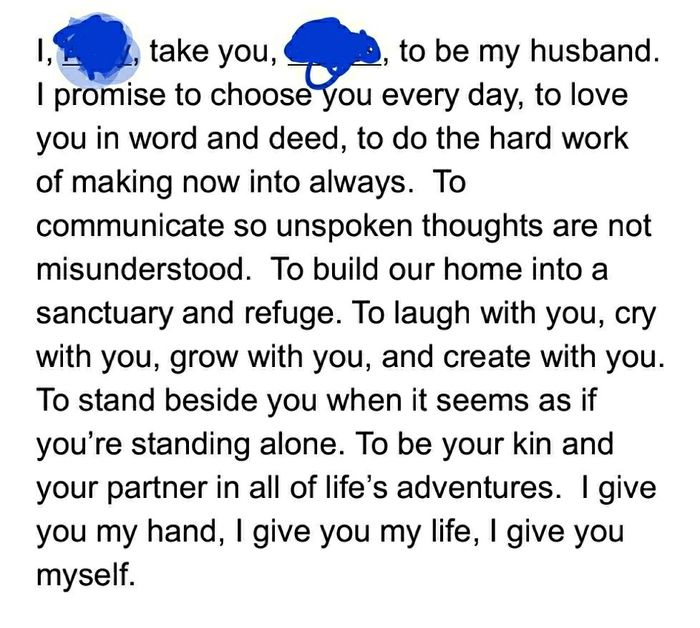 Something Missing in Vows? *Answered*