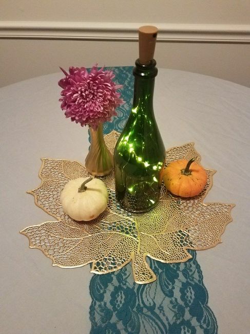 Wine Bottle Centerpiece
