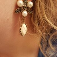 Statement pearl(ish) earings!