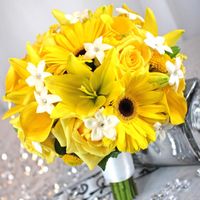  Yellow wedding flowers - 2
