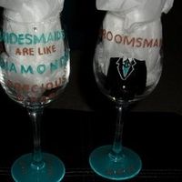 painting wine glasses