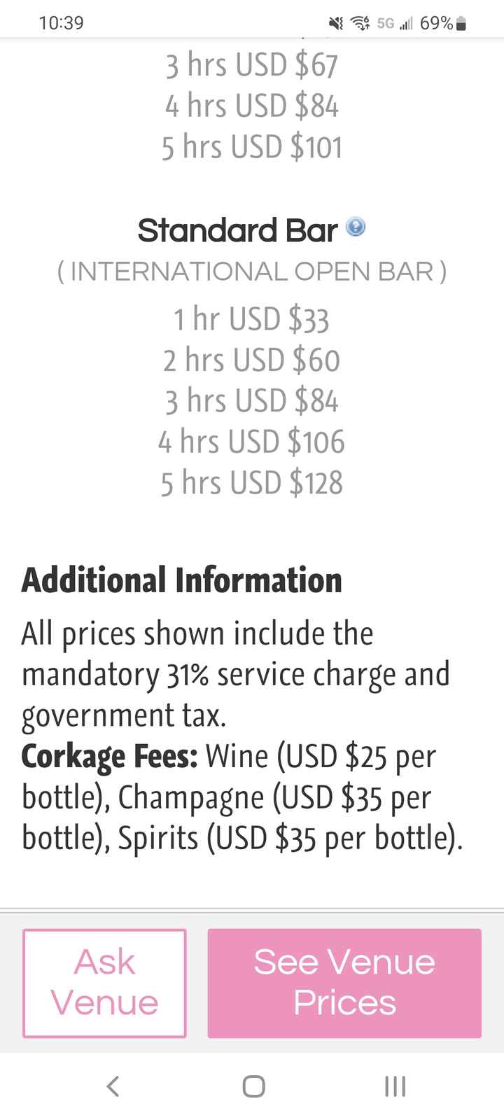 Corkage fees - 1