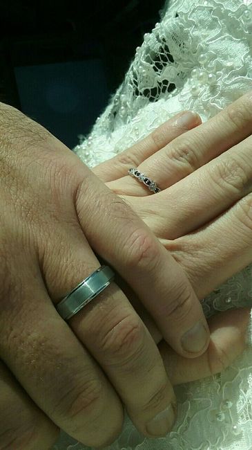 Wedding rings! Let's see them!