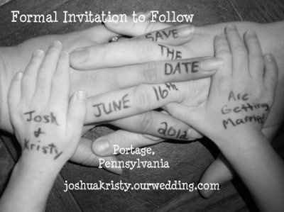 Save the dates are done!