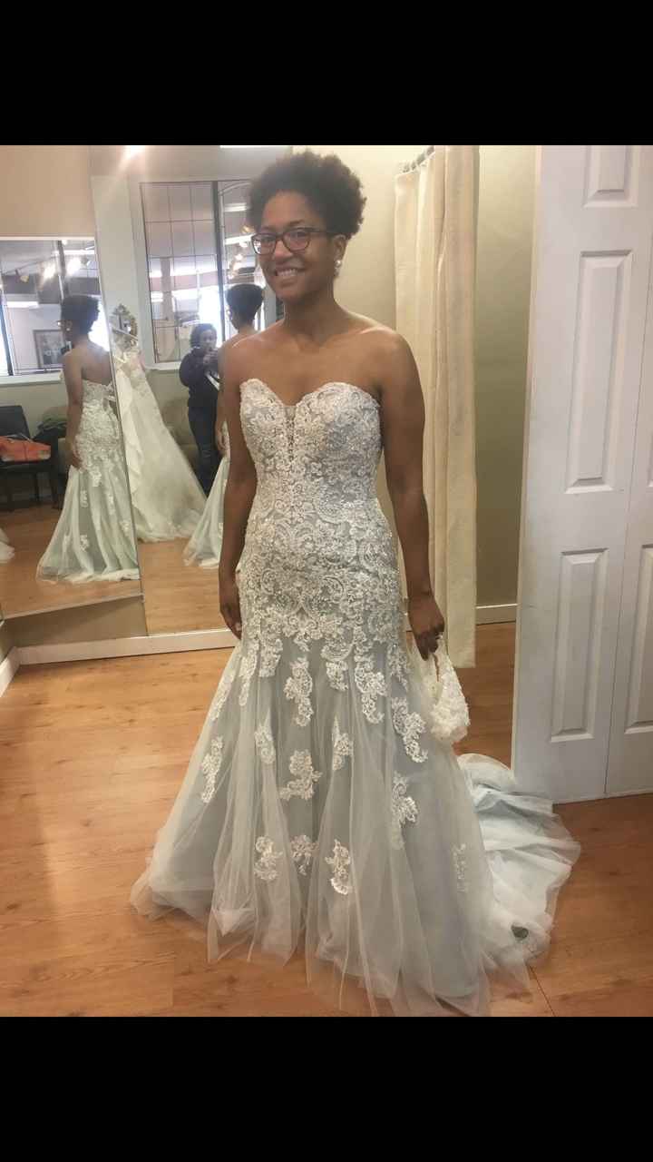 Colored wedding dress, anyone?