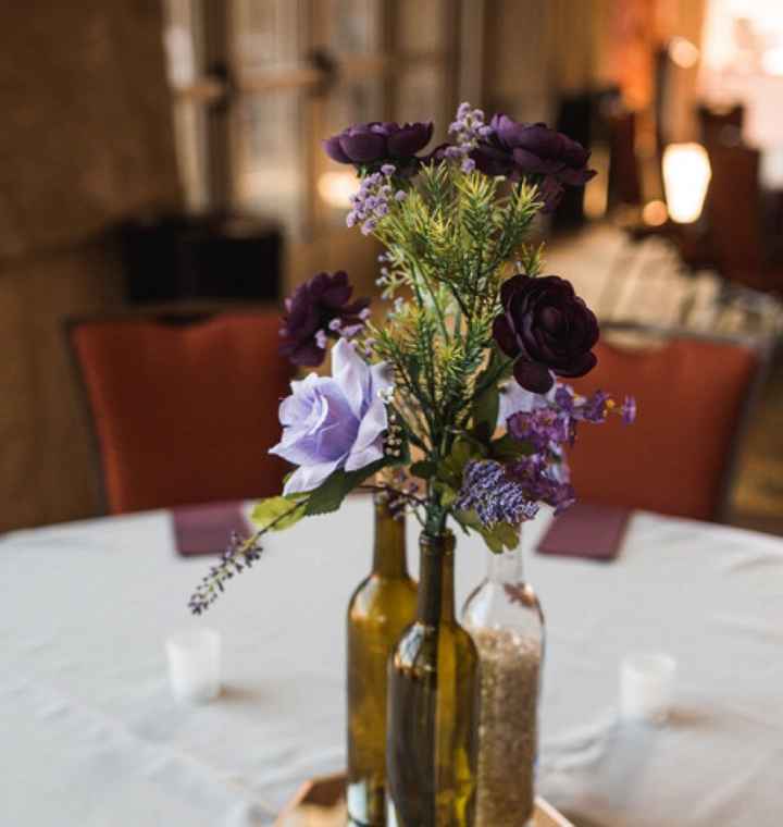 Wine bottle centerpieces! - 1