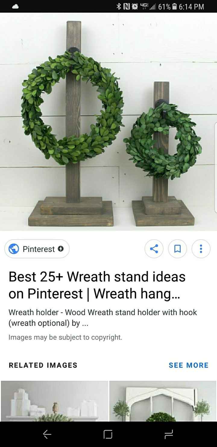  Made my first Wreath fir the wedding - 1