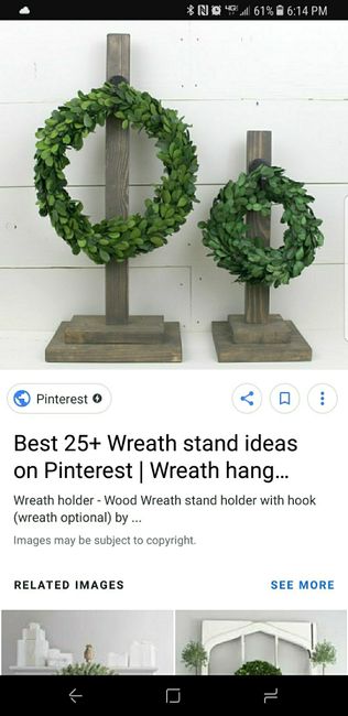  Made my first Wreath fir the wedding - 1