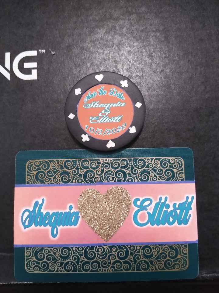 Just finished my Save the dates - 2