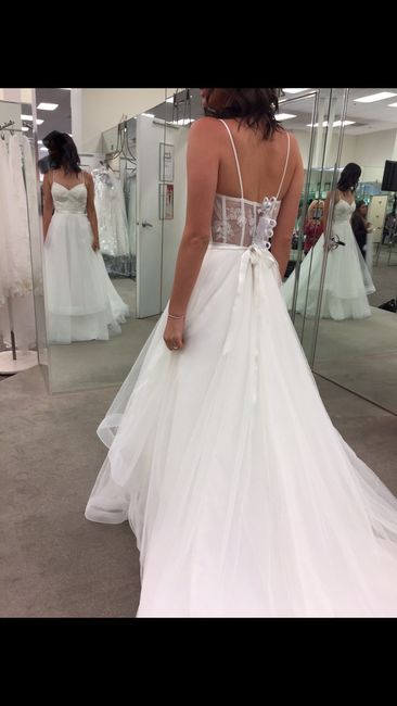 Back of dress