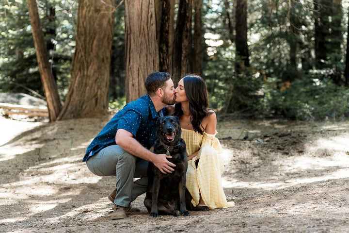 Engagement shoot in the mountains