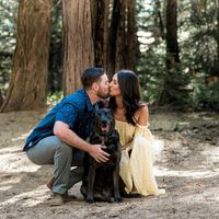 Engagement shoot in the mountains