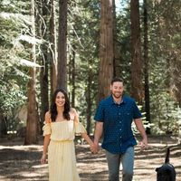 Engagement shoot in the mountains